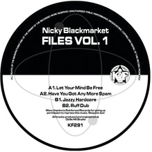 Load image into Gallery viewer, Nicky Blackmarket - Files Volume One EP (Spam EP) - Kniteforce Records - KF291 - Old Skool - 12" Random Marble Colour Vinyl