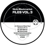 Nicky Blackmarket - Files Volume Three EP - Kniteforce Records - KF293 - 12" Coloured Vinyl