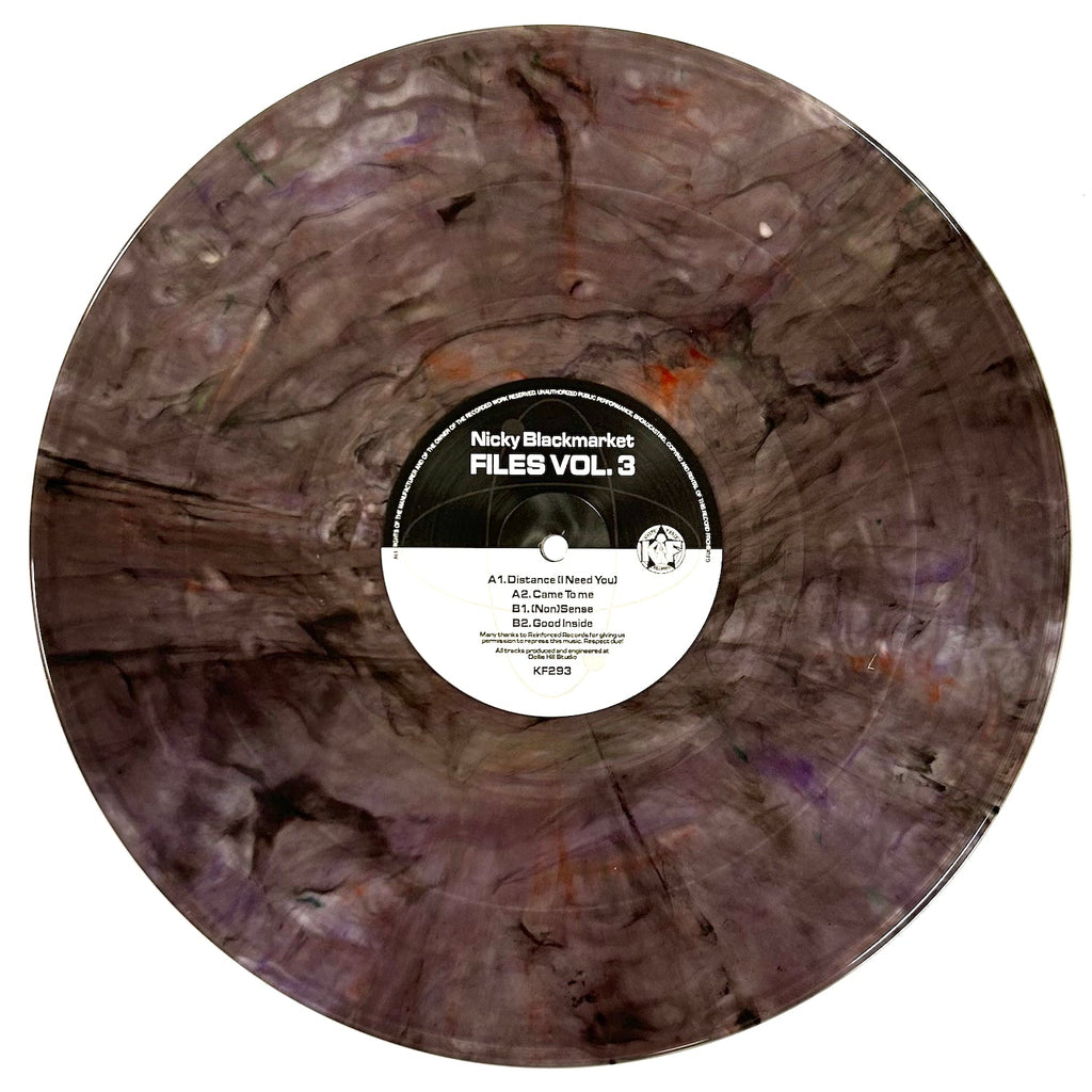 Nicky Blackmarket - Files Volume Three EP - Kniteforce Records - KF293 - 12" Coloured Vinyl
