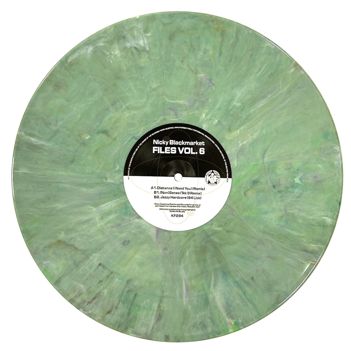 Nicky Blackmarket - Files Volume Six EP - Kniteforce Records - KF294 - 12" Coloured Vinyl