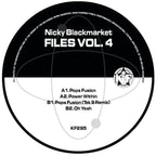 Nicky Blackmarket - Files Volume Four EP - Kniteforce Records - KF295 - Old Skool - 12" Random Marble Colour Vinyl