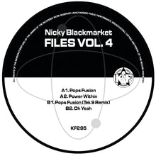 Load image into Gallery viewer, Nicky Blackmarket - Files Volume Four EP - Kniteforce Records - KF295 - Old Skool - 12&quot; Random Marble Colour Vinyl
