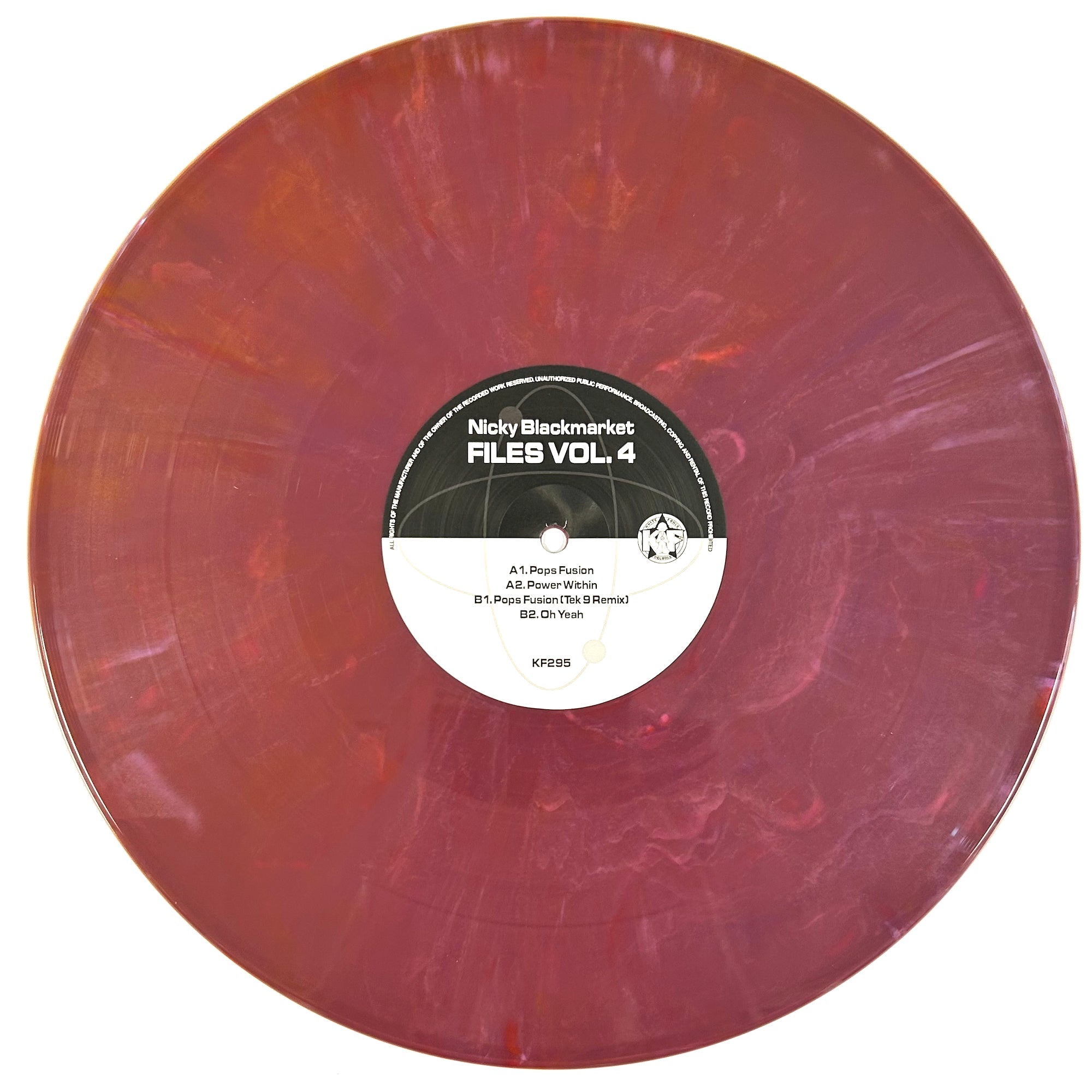 Nicky Blackmarket - Files Volume Four EP - Kniteforce Records - KF295 - Old Skool - 12" Random Marble Colour Vinyl