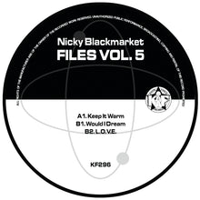 Load image into Gallery viewer, Nicky Blackmarket -  Files Volume Five EP - Kniteforce Records - KF296 - 12&quot; Coloured Vinyl