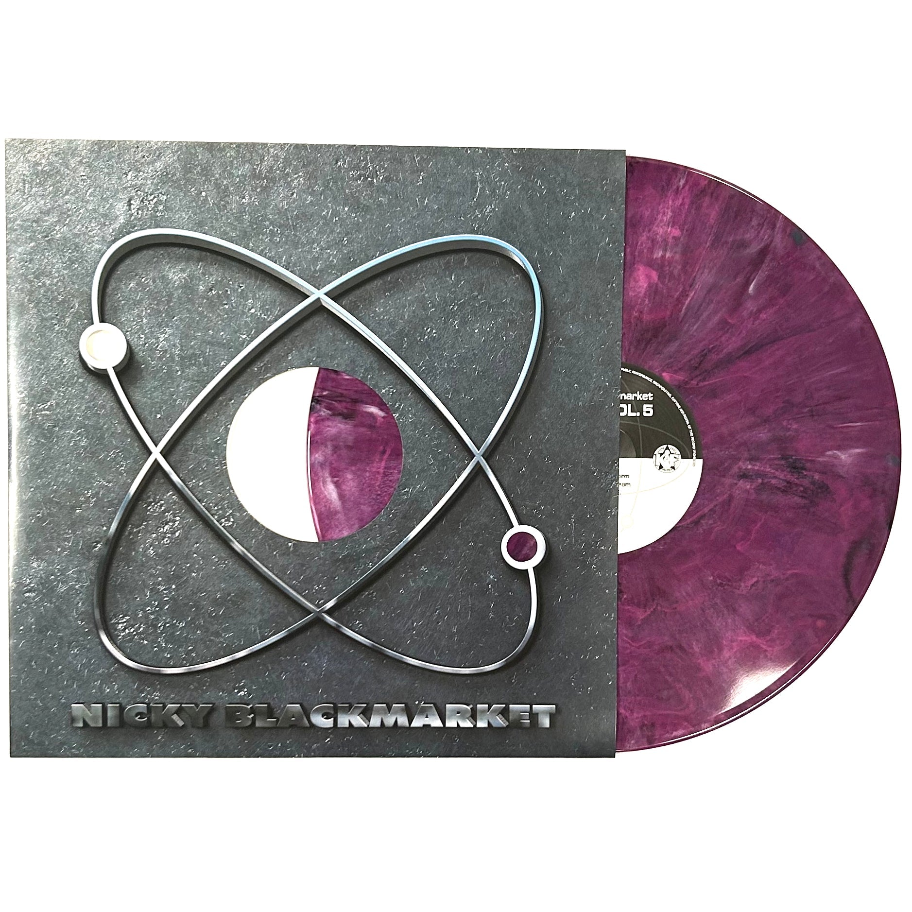 Nicky Blackmarket -  Files Volume Five EP - Kniteforce Records - KF296 - 12" Coloured Vinyl