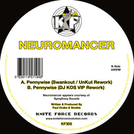 Neuromancer - Pennywise (Secret Remixes) EP - SWANKOUT / DJ KOS -  Kniteforce - KF305 - 10