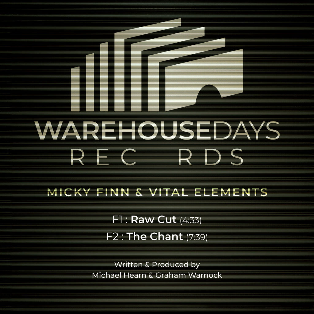 Micky Finn & Vital Elements - Warehouse Days LP - Kniteforce Records - KF307 - 3 x 12" Vinyl, in special edition plastic slipcase sleeve