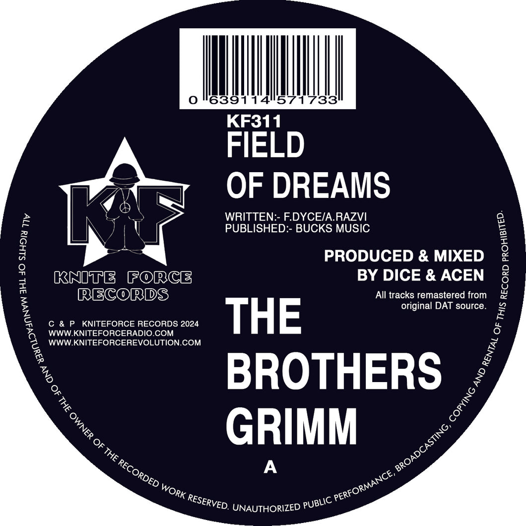 The Brothers Grimm - Kniteforce Records - Field Of Dreams/Exodus (The Lion Awakes) - KF311 - 12