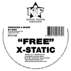 X-Static - Kniteforce Records - Free EP - KF313 - 12"  Vinyl - Breakbeat Hardcore
