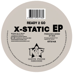 X-Static - Kniteforce Records - The X-Static EP - KF314 - 12"  Vinyl - Breakbeat Hardcore