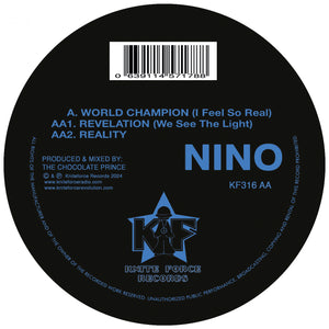 Nino - Kniteforce Records - World Champion EP - KF316 - 12" Vinyl