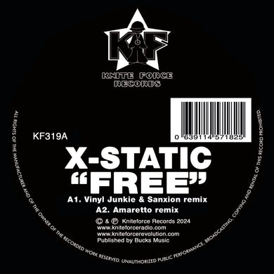 X-Static - Kniteforce Records - Free Remixes EP - KF319 - 12