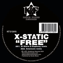 Load image into Gallery viewer, X-Static - Kniteforce Records - Free Remixes EP - KF319 - 12&quot; Black Vinyl