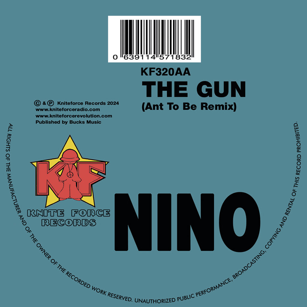 Nino - Kniteforce Records - The Gun (Remixes) EP - KF320 - 12" Vinyl