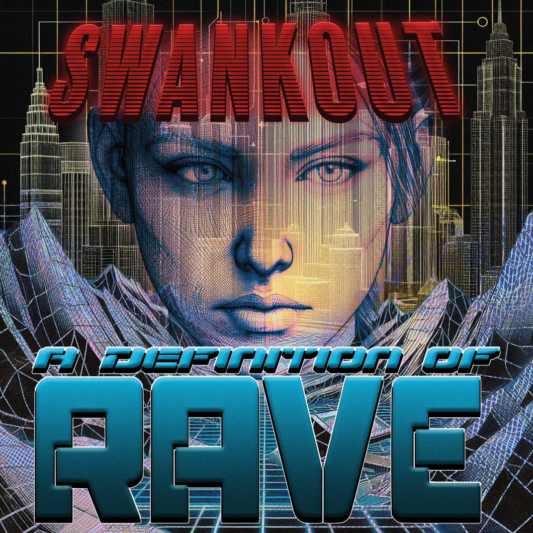 Swankout - A Definition Of Rave LP - Kniteforce Records - KF321 - Rave / Jungle - Clear Glass 2 x 12