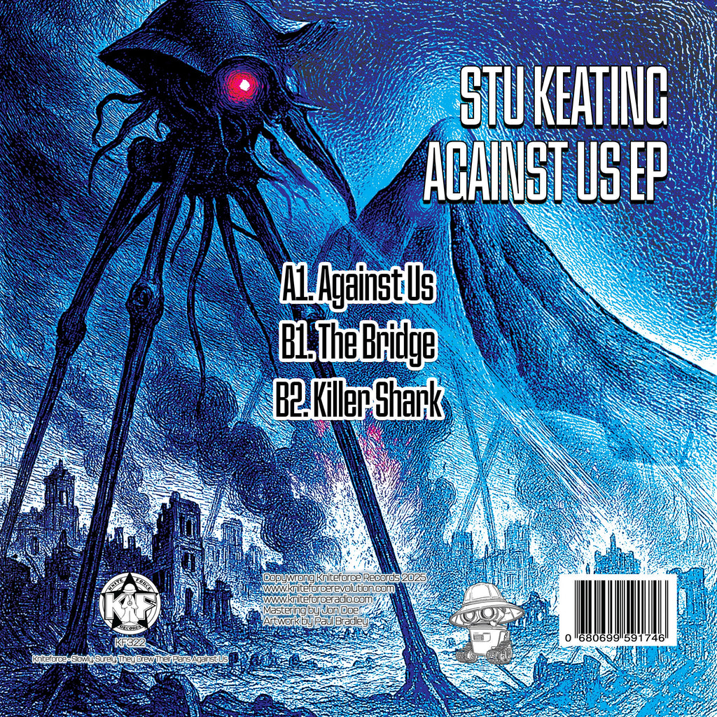 Stu Keating - Against Us EP - Kniteforce Records - KF322 - Old Skool - 12" Black Vinyl