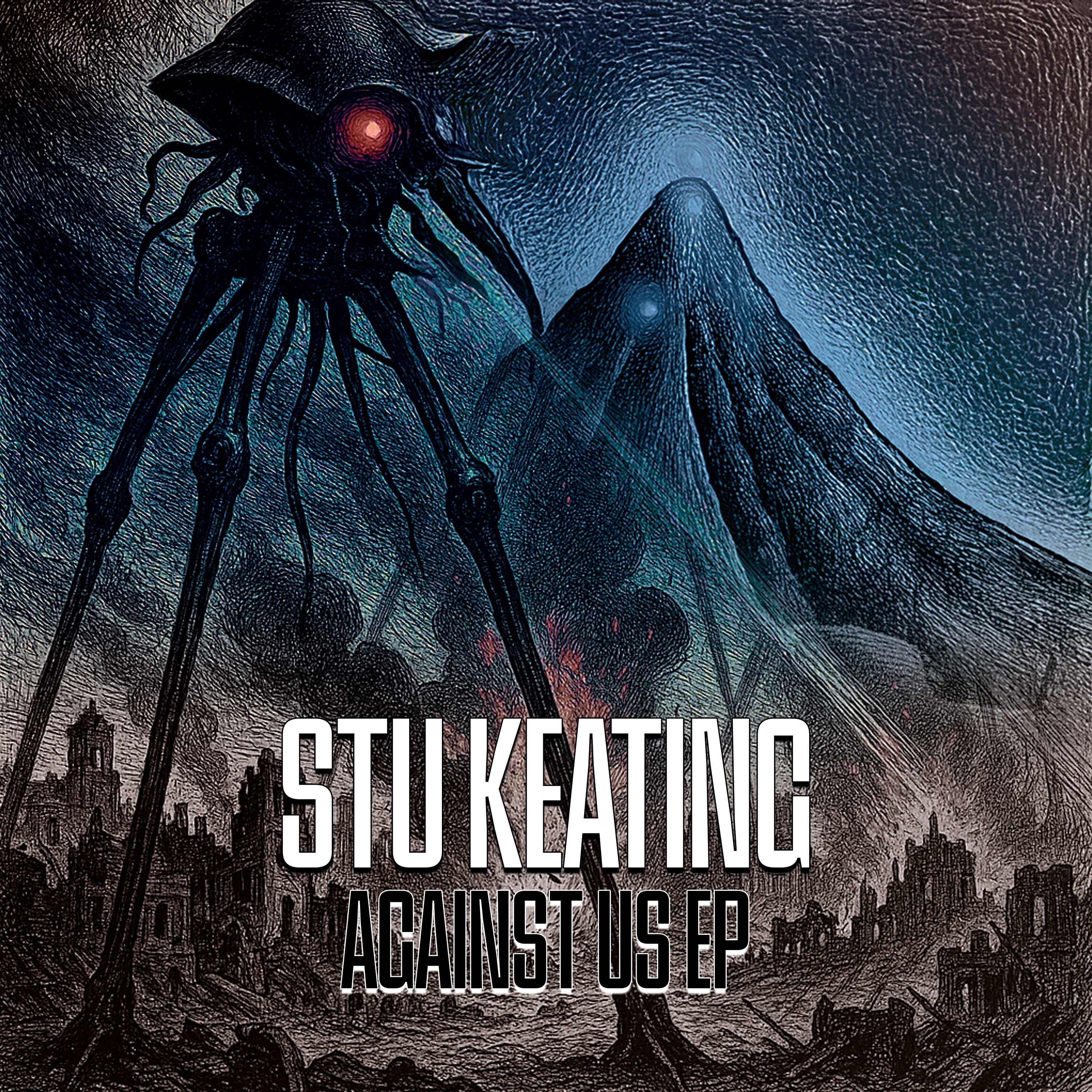 Stu Keating - Against Us EP - Kniteforce Records - KF322 - Old Skool - 12" Black Vinyl
