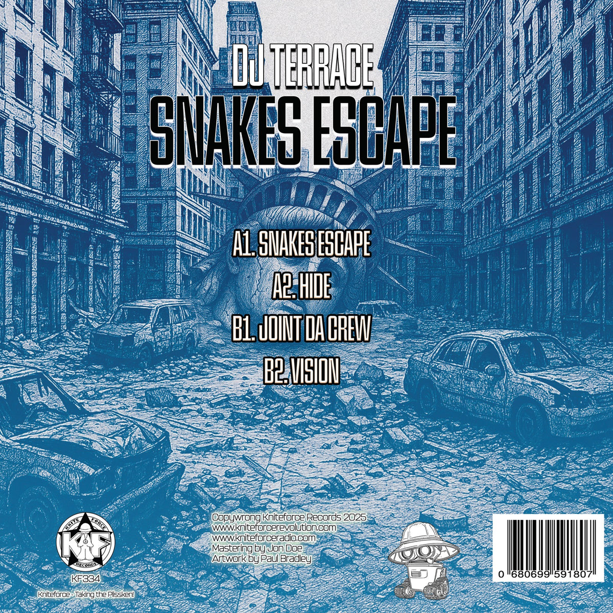 KF334SE back sleeve with tracklist
