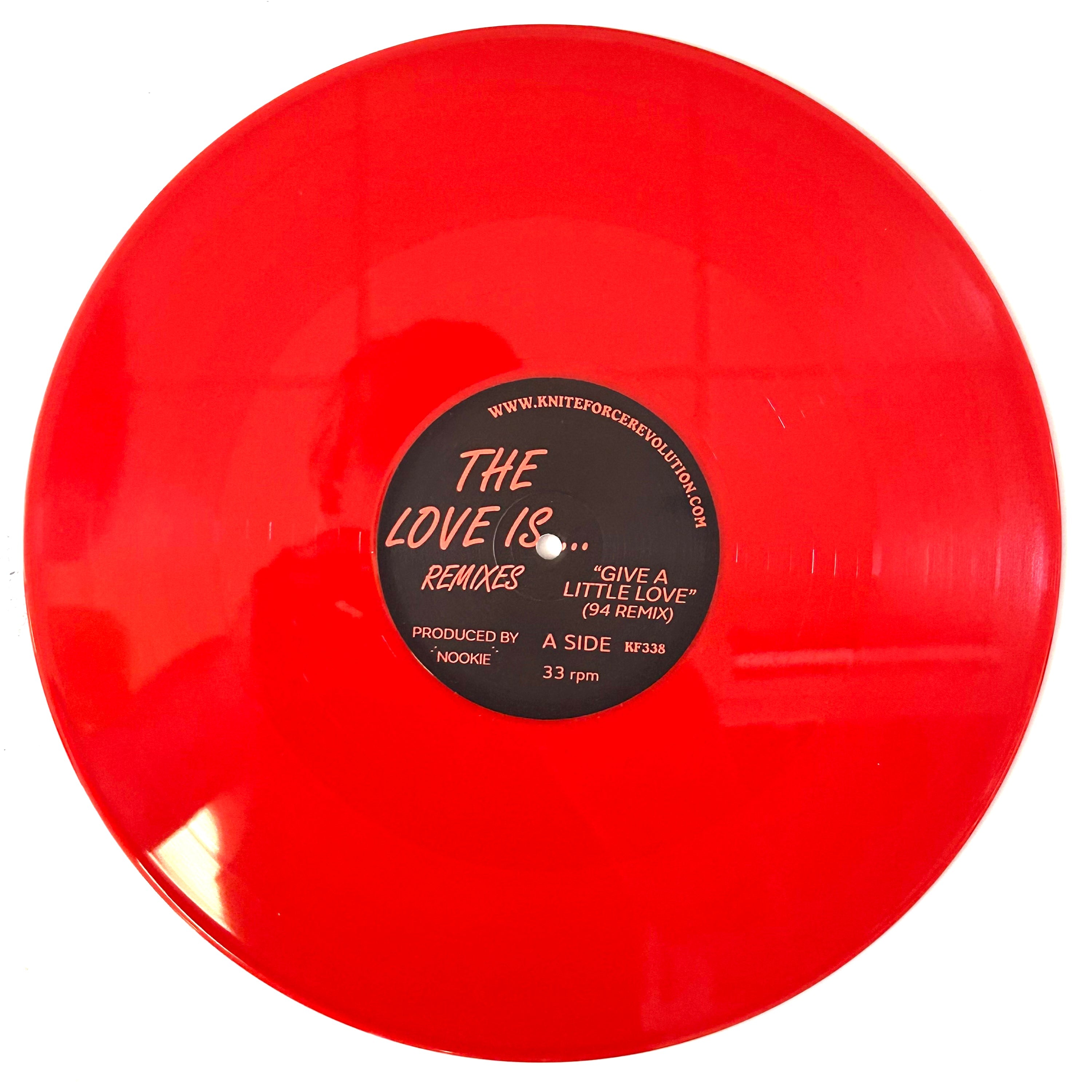 Nookie - The Love Is... 94 Remixes - KF338SE - red vinyl A-side