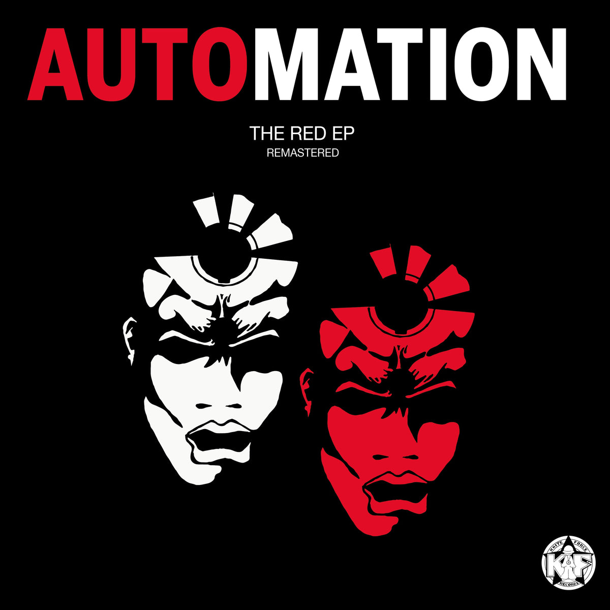 Automation - The Red EP - Kniteforce Records - KF341 - Old Skool - 12" Black Vinyl, full printed sleeve and printed inner sleeve