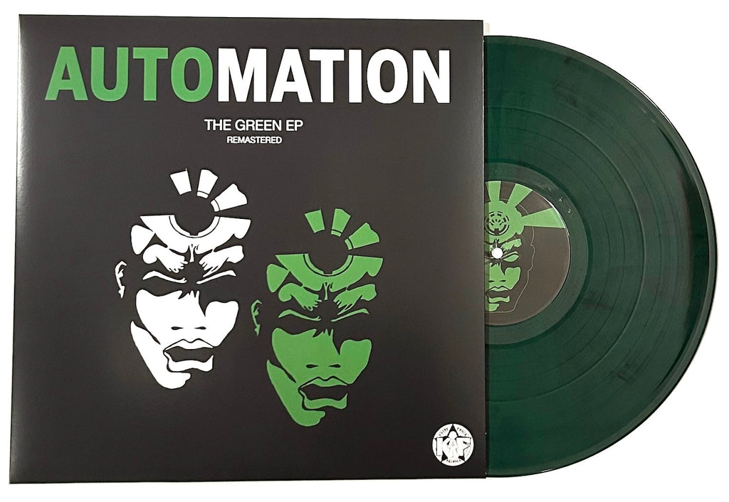 Automation - The Green EP -  Kniteforce Records - KF344SE - Old Skool - 12" Dark Green Smoked Limited Vinyl Version