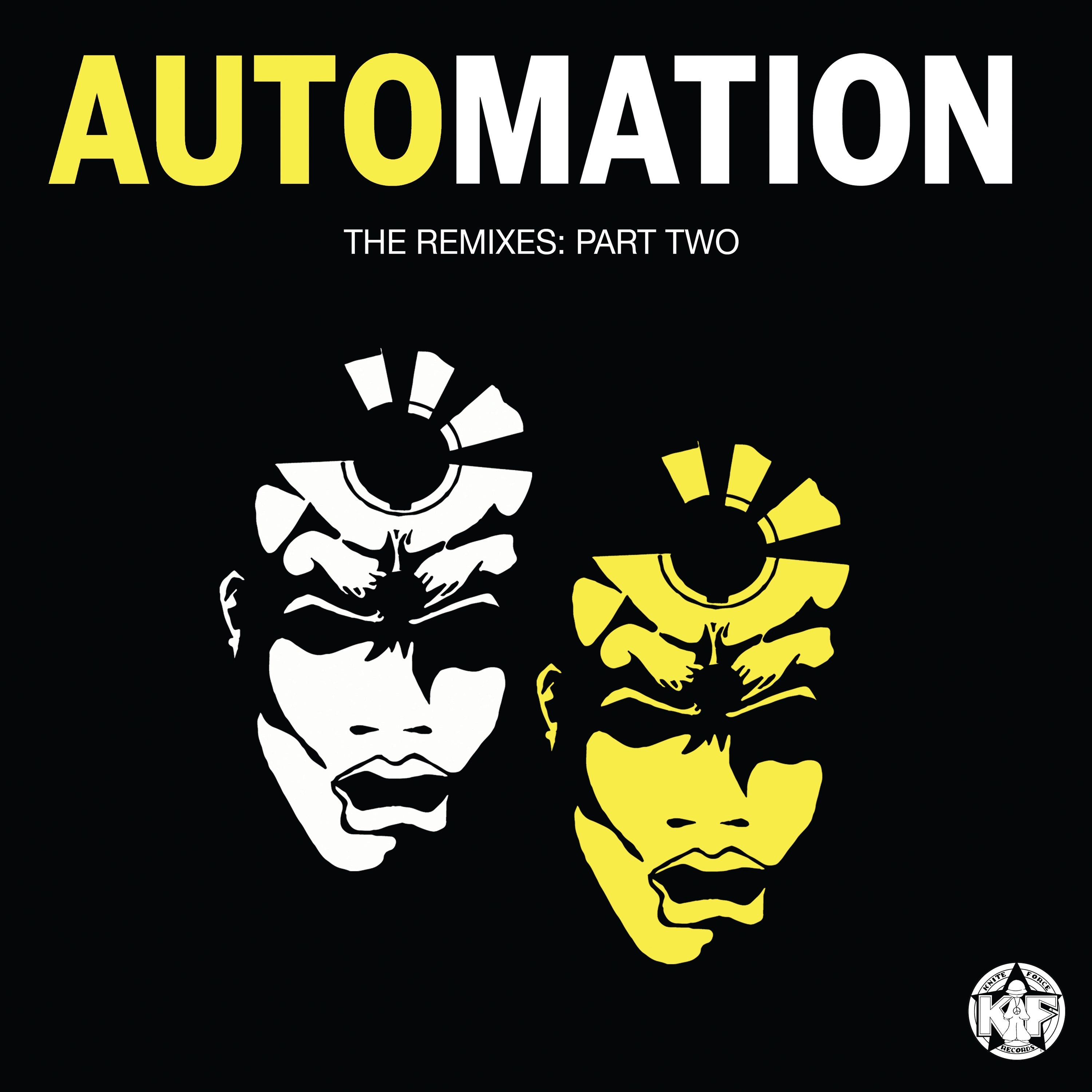 Automation - The Remixes: Part Two EP - Kniteforce Records - KF347 - 12" Black Vinyl / Printed Gold Foil Spine Sleeve / Printed Inner Sleeve