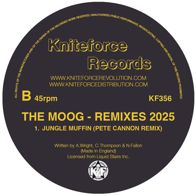 The Moog - Rush Hour - Remixes 2025 EP - Kniteforce Records - KF356 - 12