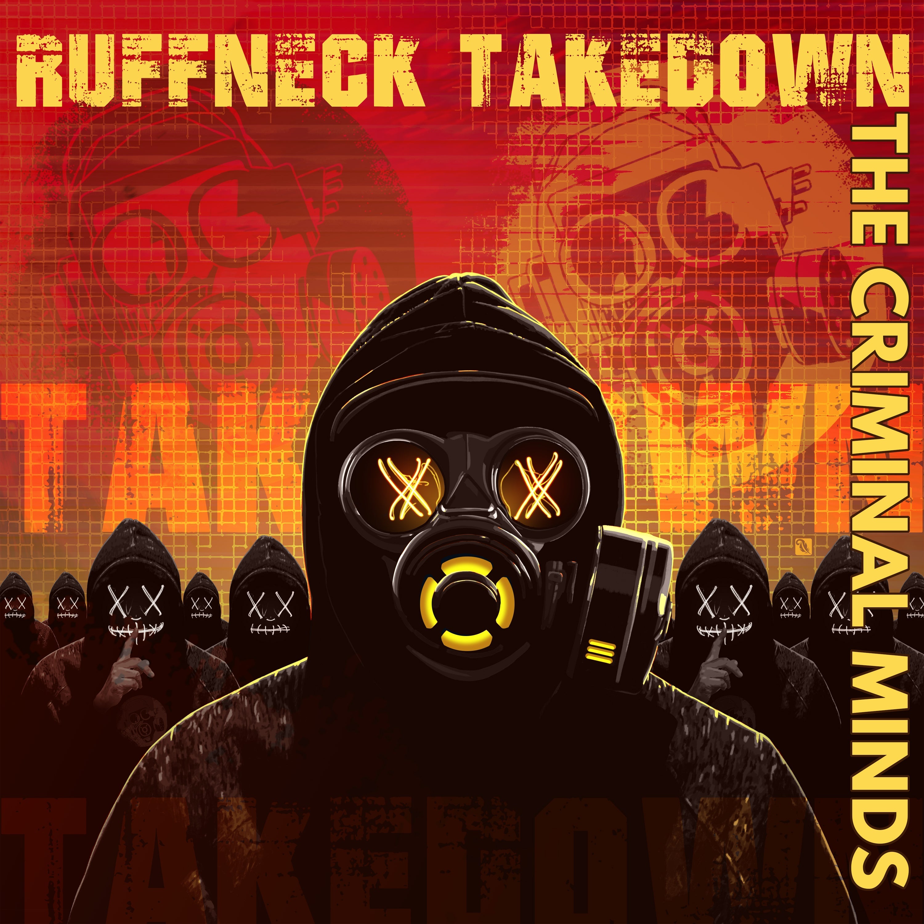 The Criminal Minds - Ruffneck Takedown - Kniteforce Records - KF360 - 3x12" Vinyl - Hardcore