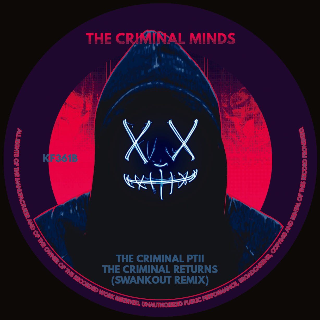 The Criminal Minds - Smoove Criminal EP - Kniteforce Records - KF361 - 12" Black Vinyl