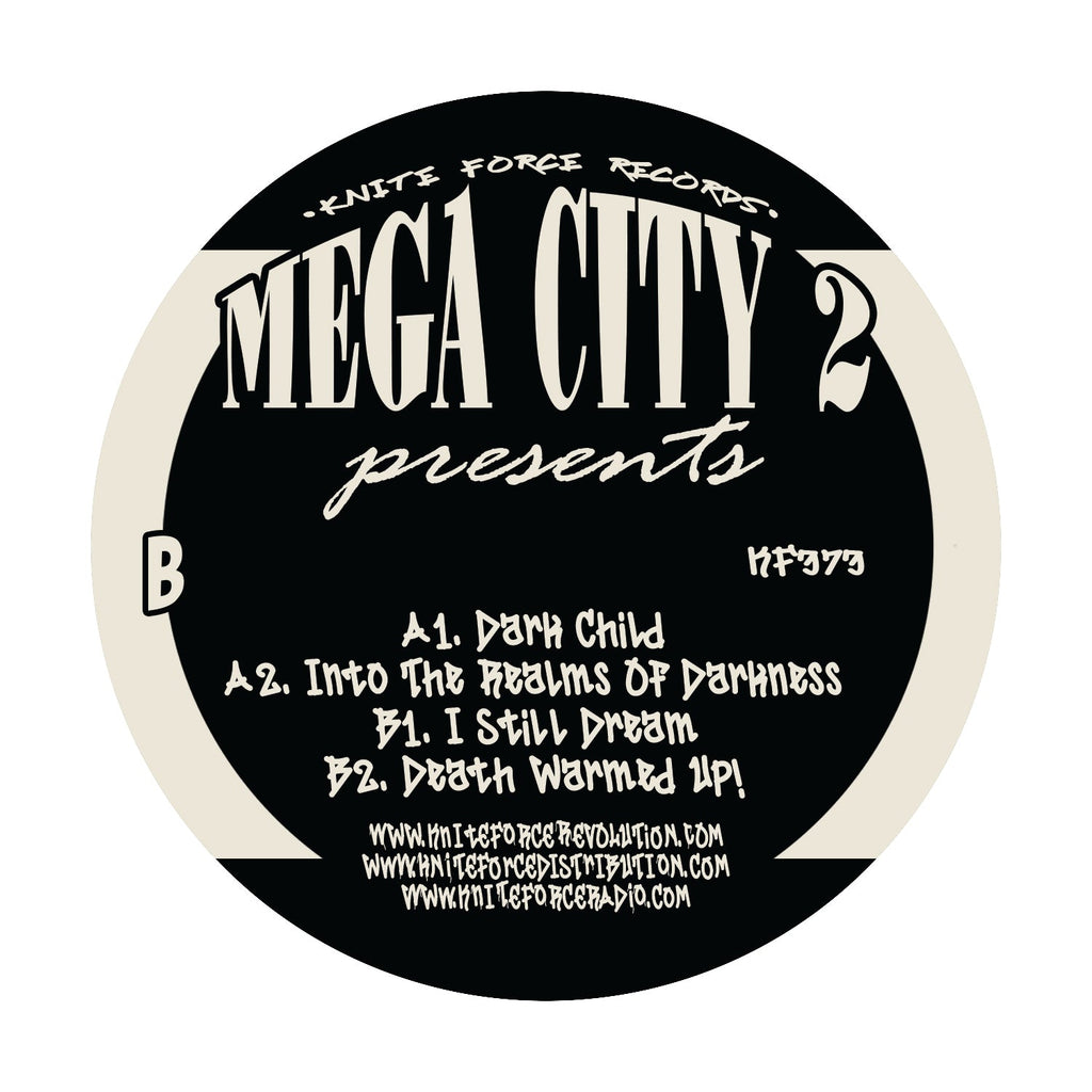 Mega City 2 - Demons By Daylight EP - Kniteforce Records - KF373 - Old Skool - 12" Black Vinyl