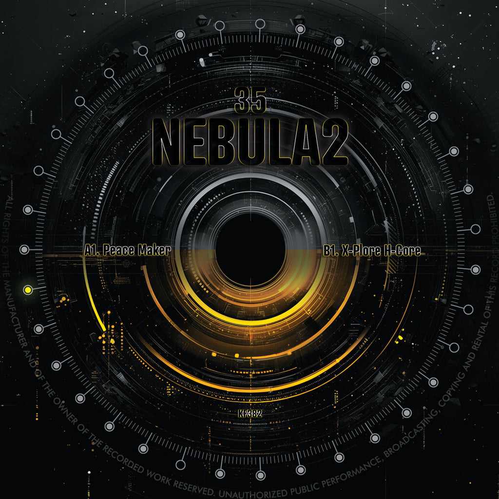 Nebula 2 - Peace Maker / X-Plore H-Core - Kniteforce Records - KF382 - Old Skool - 12” Black Vinyl