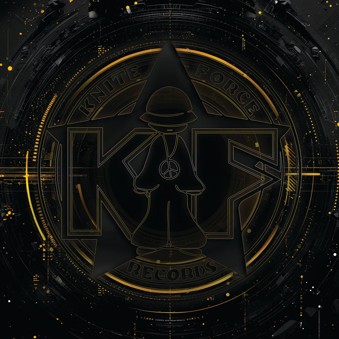 Nebula 2 - Flatliners (Remix) / C.O.D. Rider (Remix) - Kniteforce Records - KF385 - Old Skool - 12” Black Vinyl