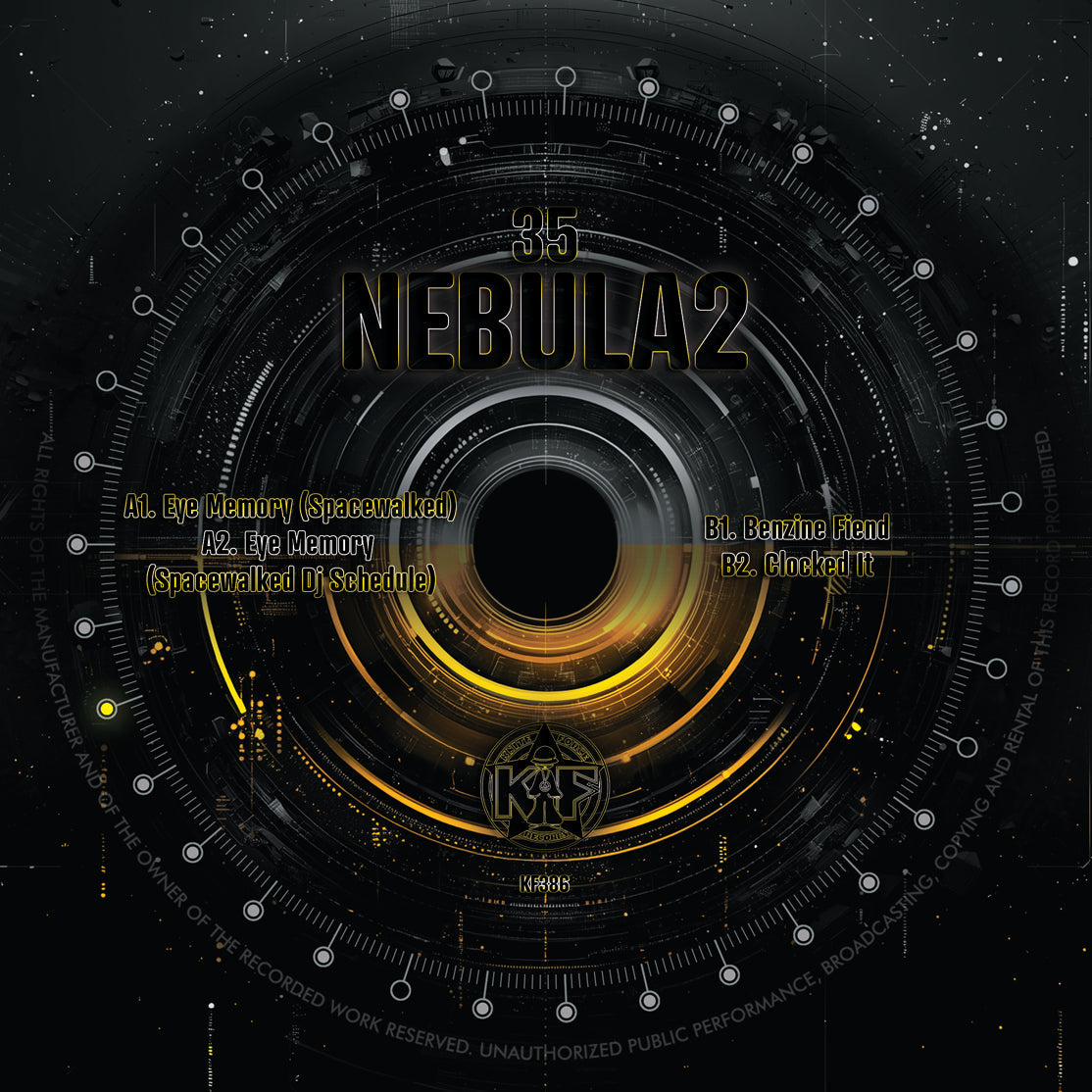Nebula 2 - Eye Memory EP - Kniteforce Records - KF386 - Old Skool - 12” Black Vinyl