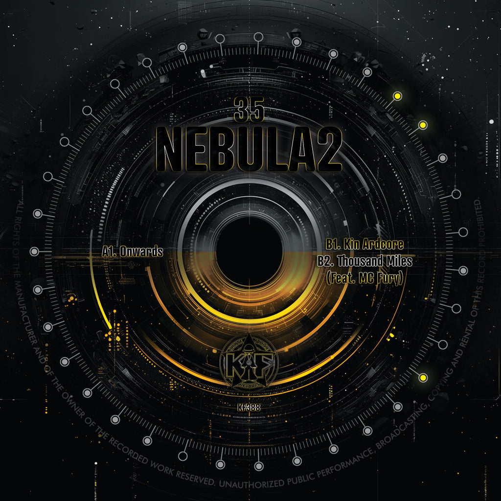 Nebula 2 Featuring MC Fury - Onwards EP - Kniteforce Records - KF388 - Old Skool - 12” Black Vinyl
