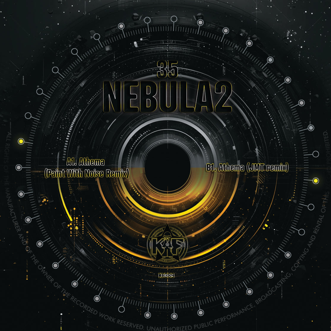 Nebula 2 - Anthema (Remixes) - Kniteforce Records - KF389 - Old Skool - 12” Black Vinyl