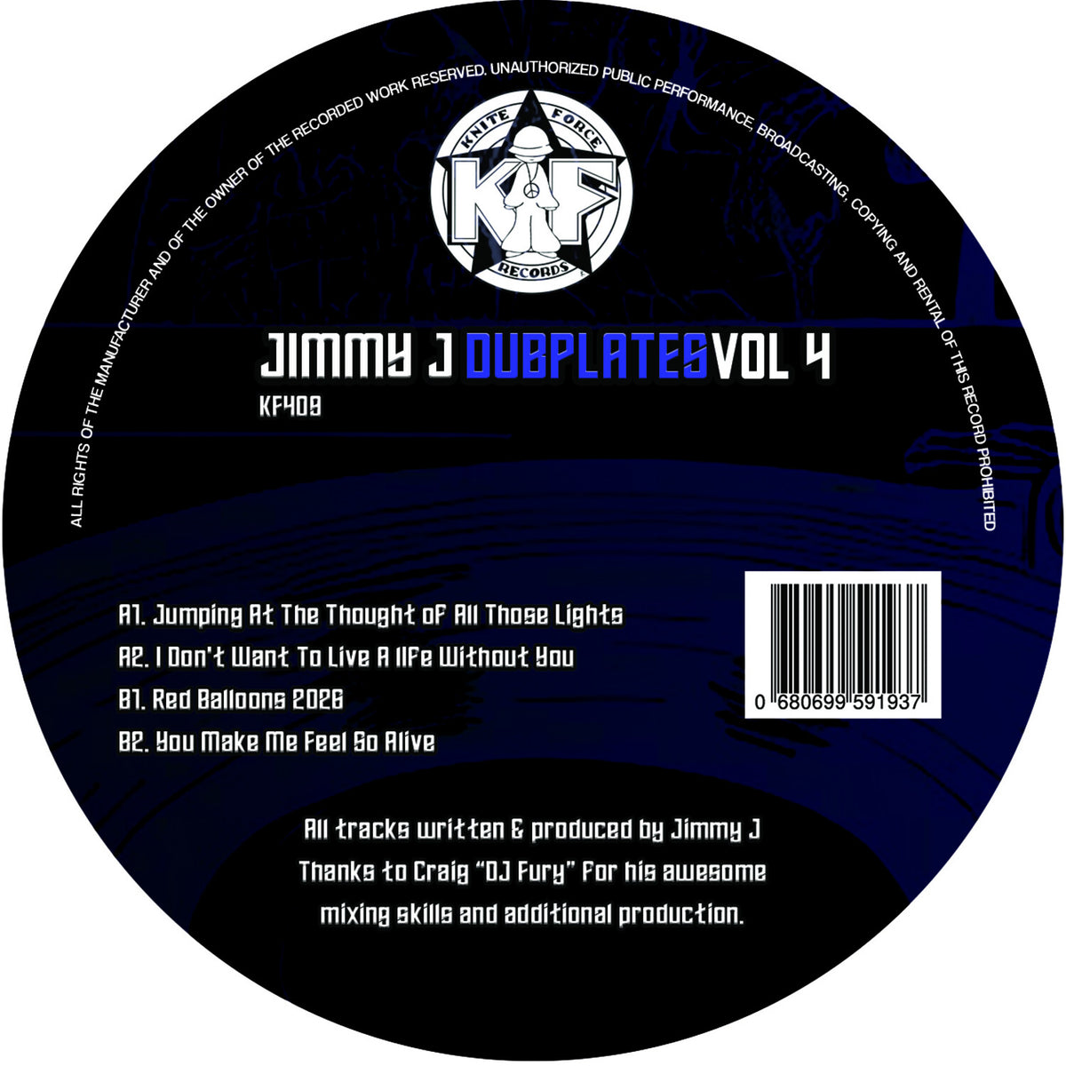Jimmy J - Dubplates Vol. 4 - KF409 back