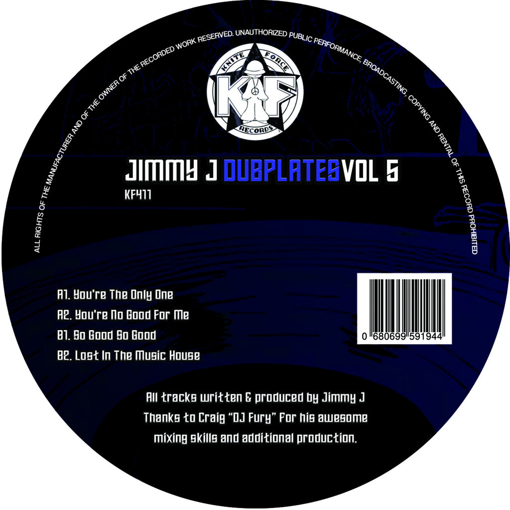 Jimmy J - Dubplates Vol. 5 - KF411SE back