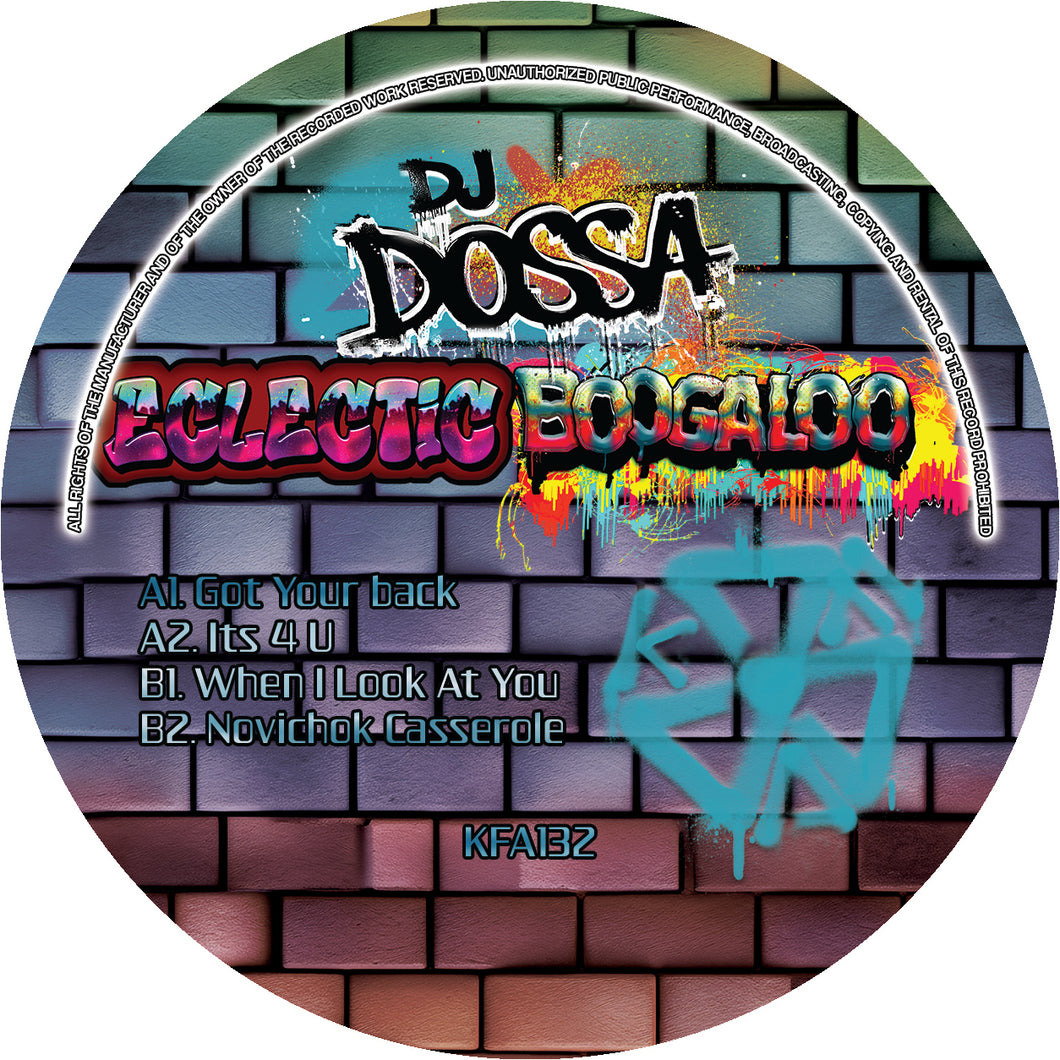 DJ Dossa - Eclectic Boogaloo - Kniteforce Again Records - KFA132 - Breakbeat Hardcore - 12