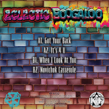 Load image into Gallery viewer, DJ Dossa - Eclectic Boogaloo - Kniteforce Again Records - KFA132 - Breakbeat Hardcore - 12&quot; Blue Splatter Colour Version