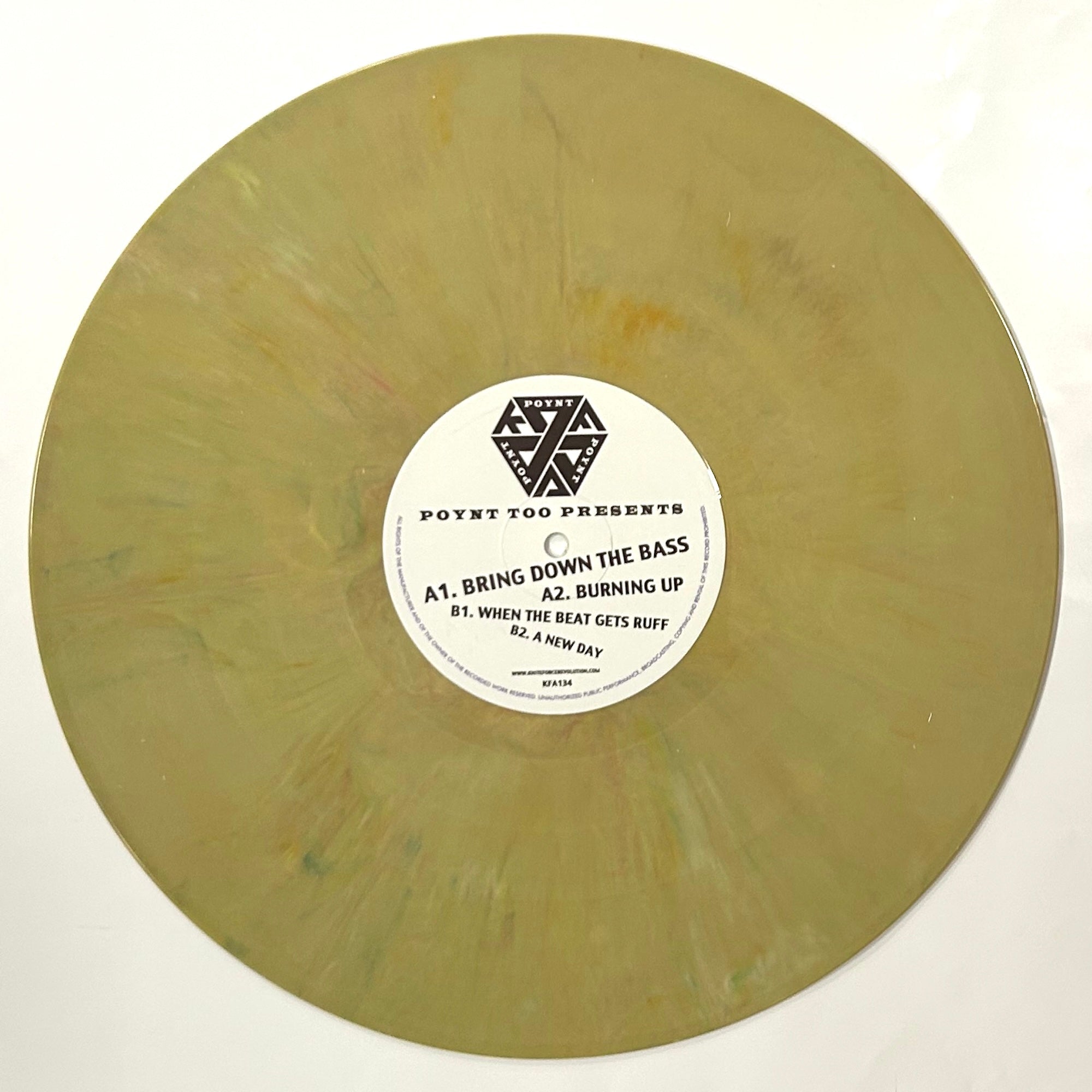 Bring Down The Bass - B-side vinyl label photo