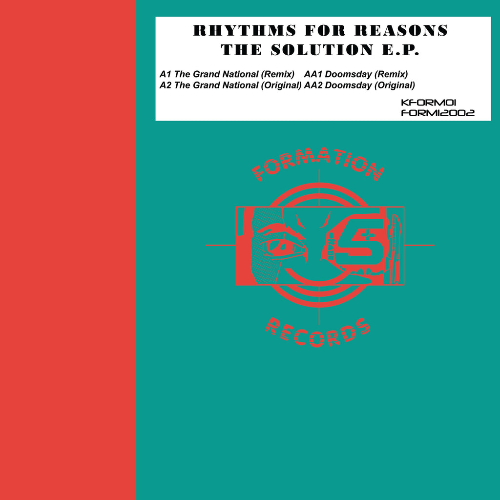 Rhythm For Reasons - The Solution EP - Formation Records - KFORM01 - 12" Black Vinyl