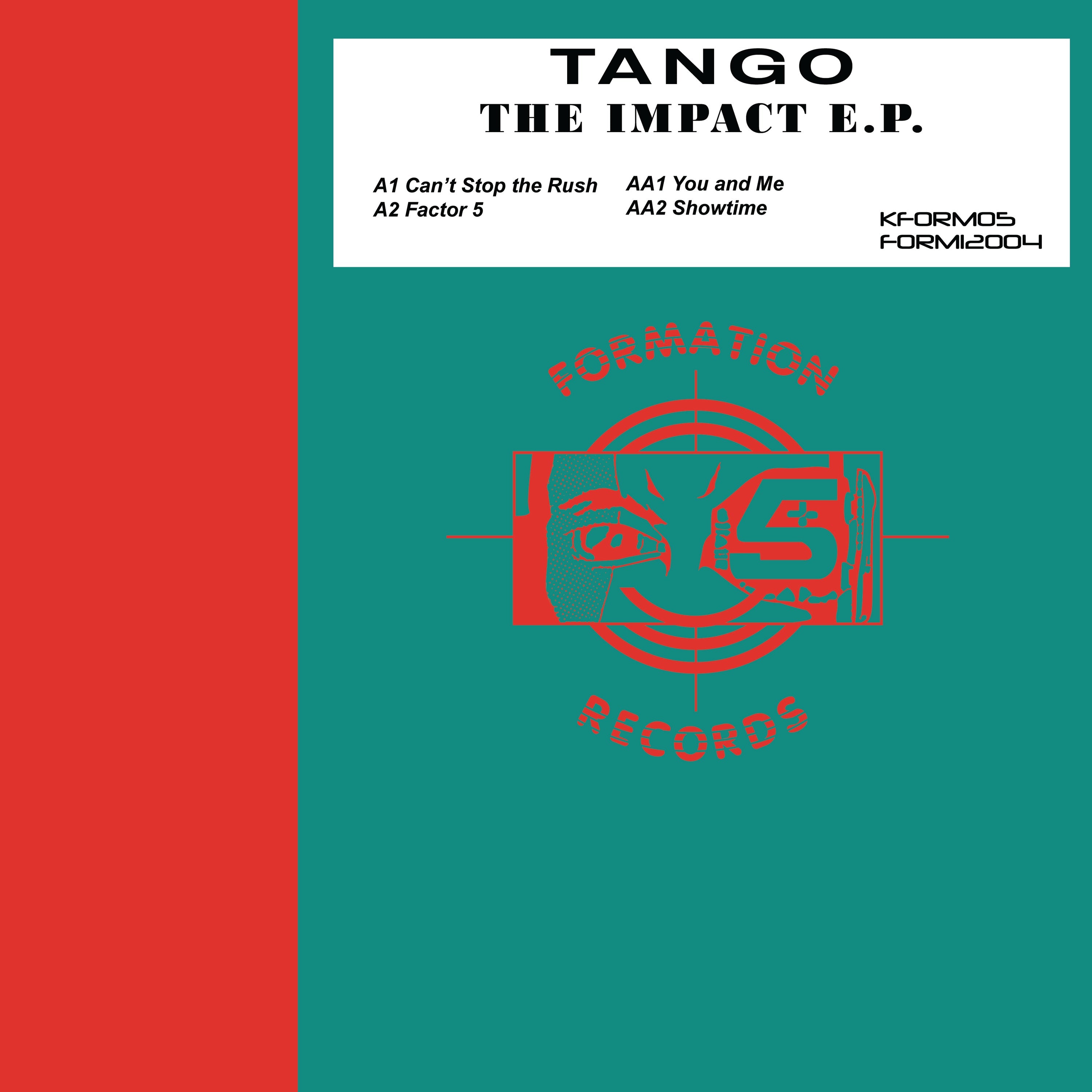 Tango - The Impact EP - Formation Records - KFORM05 - 12" Black Vinyl