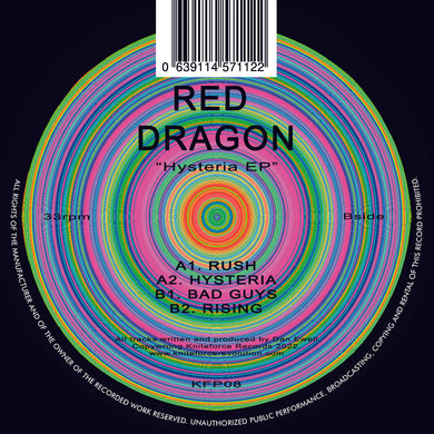 Red Dragon - Hysteria EP  - Kniteforce Prime - 4 Track 12 