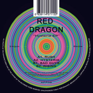 Red Dragon - Hysteria EP  - Kniteforce Prime - 4 Track 12 " Vinyl - KFP08