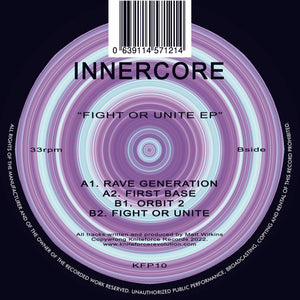 InnerCore - Fight Or Unite EP  - Kniteforce Prime - 4 Track 12 " Vinyl - KFP10
