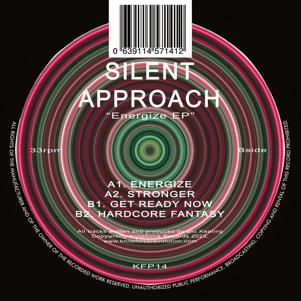 Silent Approach - Kniteforce Prime - Energize EP - KFP14 - 12"  Vinyl - Hardcore/Rave