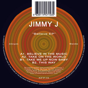 Jimmy J - Kniteforce Prime - Believe EP - KFP15 - 12" Vinyl - Hardcore/Old Skool