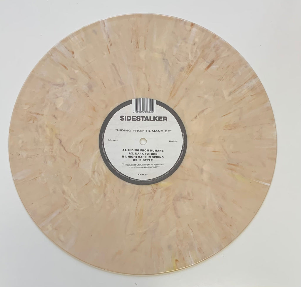SIDESTALKER - Hiding From Humans - Kniteforce Prime Records - KFP21 - Old Skool - 12" Colour Vinyl