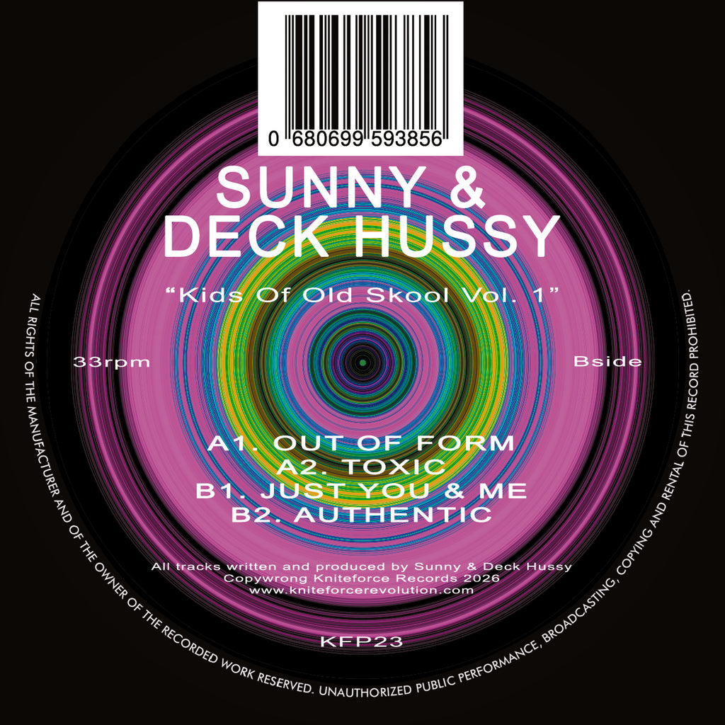 Sunny & Deck Hussy - Kids Of Old Skool Volume One - KFP23 back