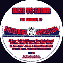 Load image into Gallery viewer, Haze V&#39;s Fader - The Remixes EP - Kniteforce Revolution Records - KFRR10 - Old Skool - 12&quot; Clear Red Colour Vinyl